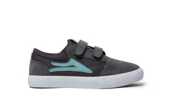 GRIFFIN KIDS CHARCOAL/NILE SUEDE