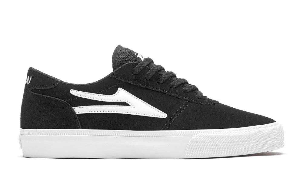 MANCHESTER  BLACK SUEDE/WHITE SOLE