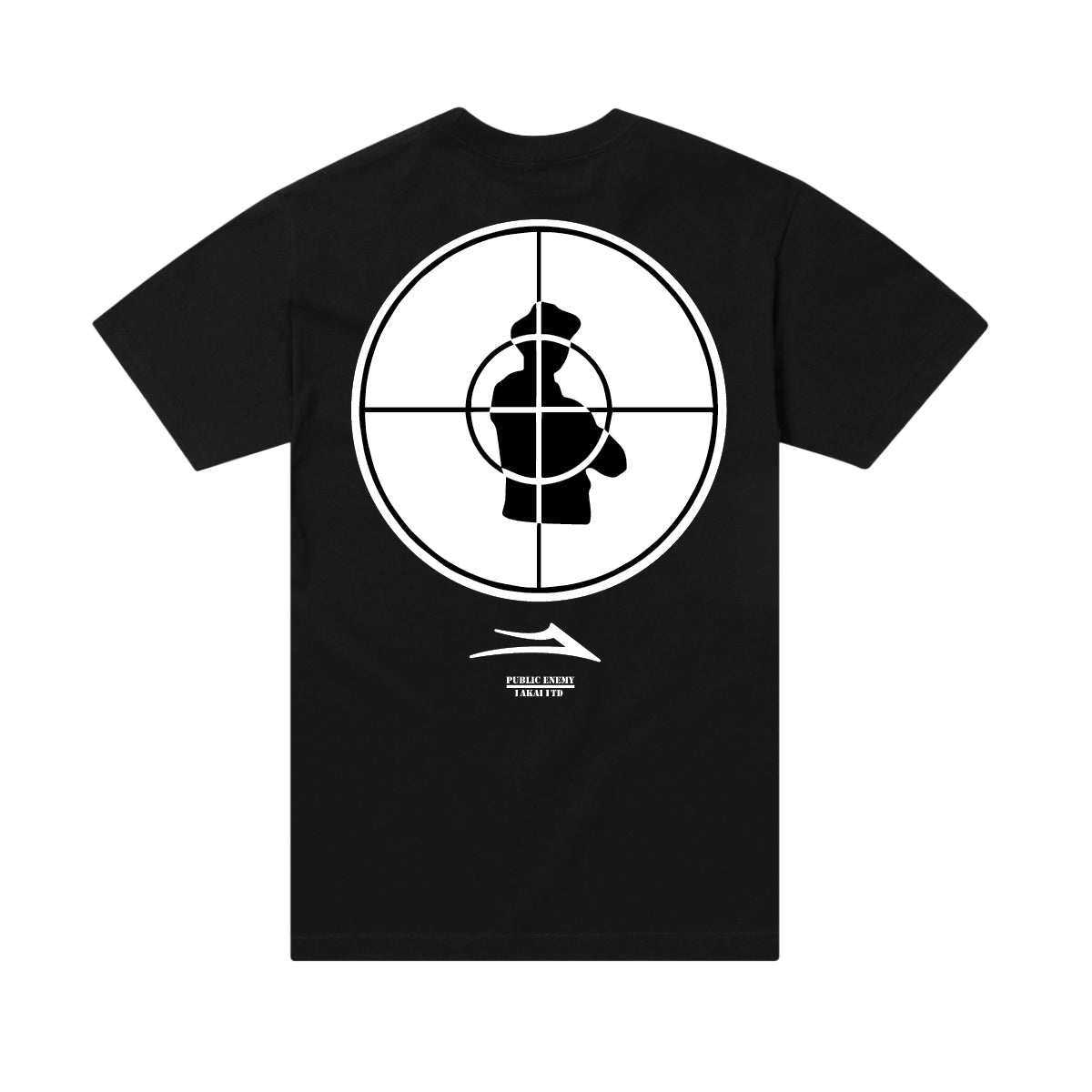 PUBLIC ENEMY SNIPER LOGO SS TEE BLACK