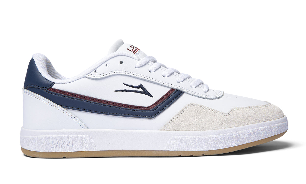 TERRACE WHITE/NAVY SUEDE