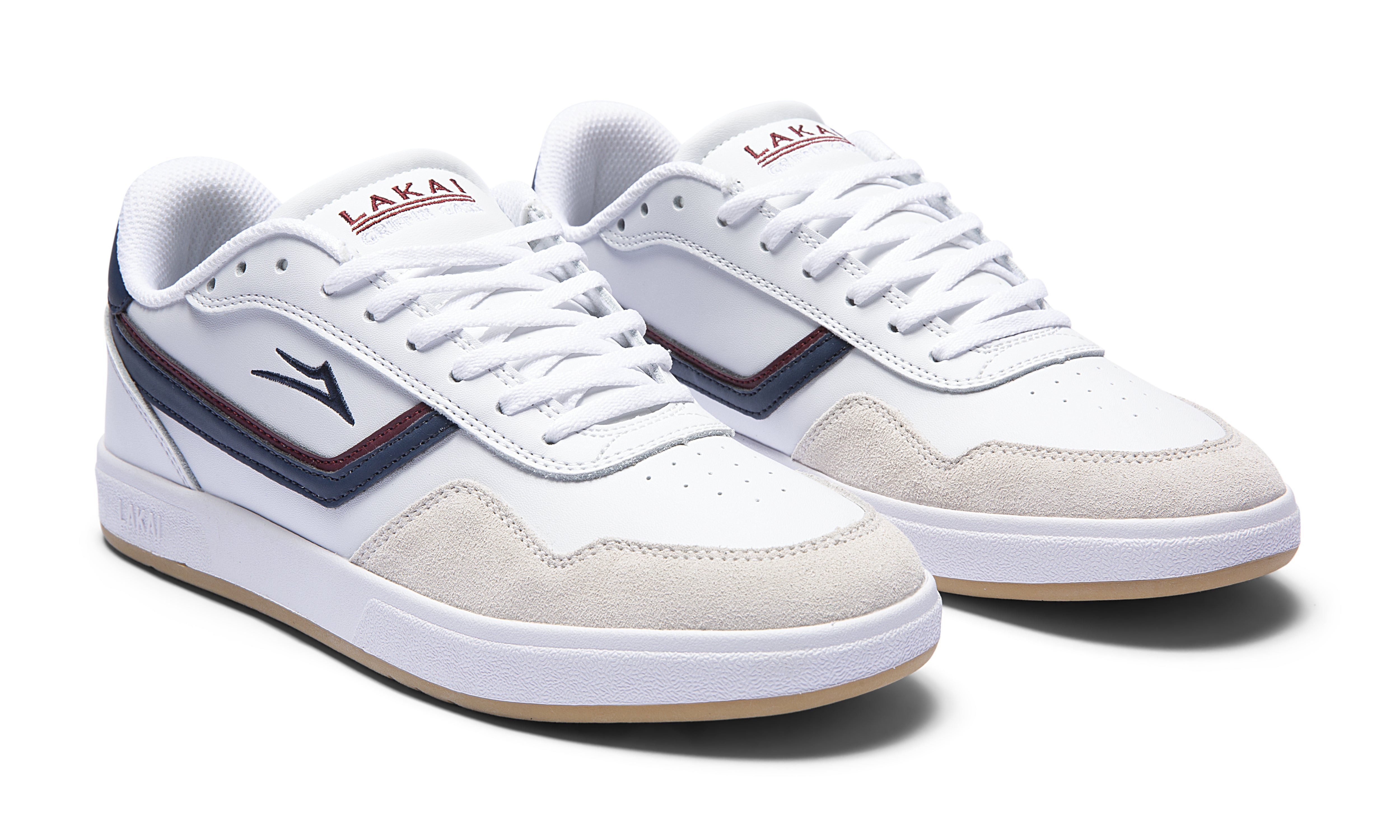 TERRACE WHITE/NAVY SUEDE